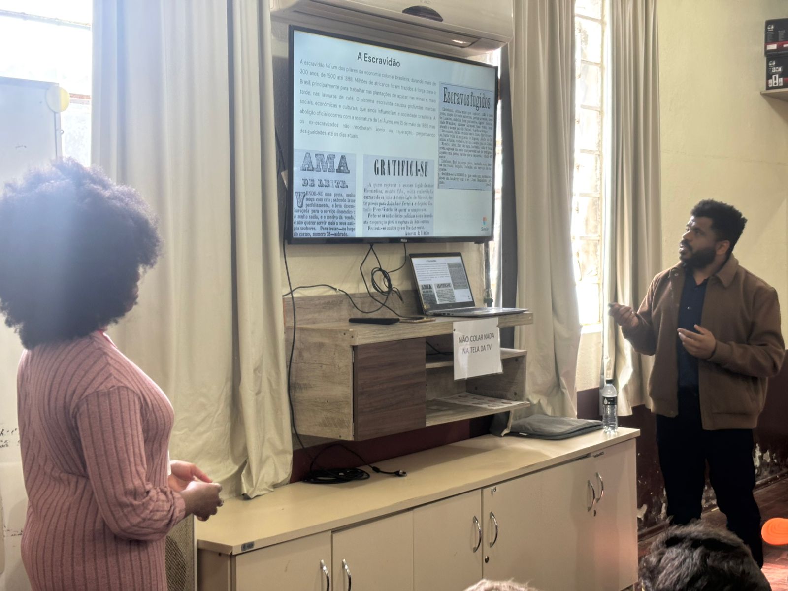 Durante os dois encontros, o tema do debate foi o combate ao racismo e a educação antirracista