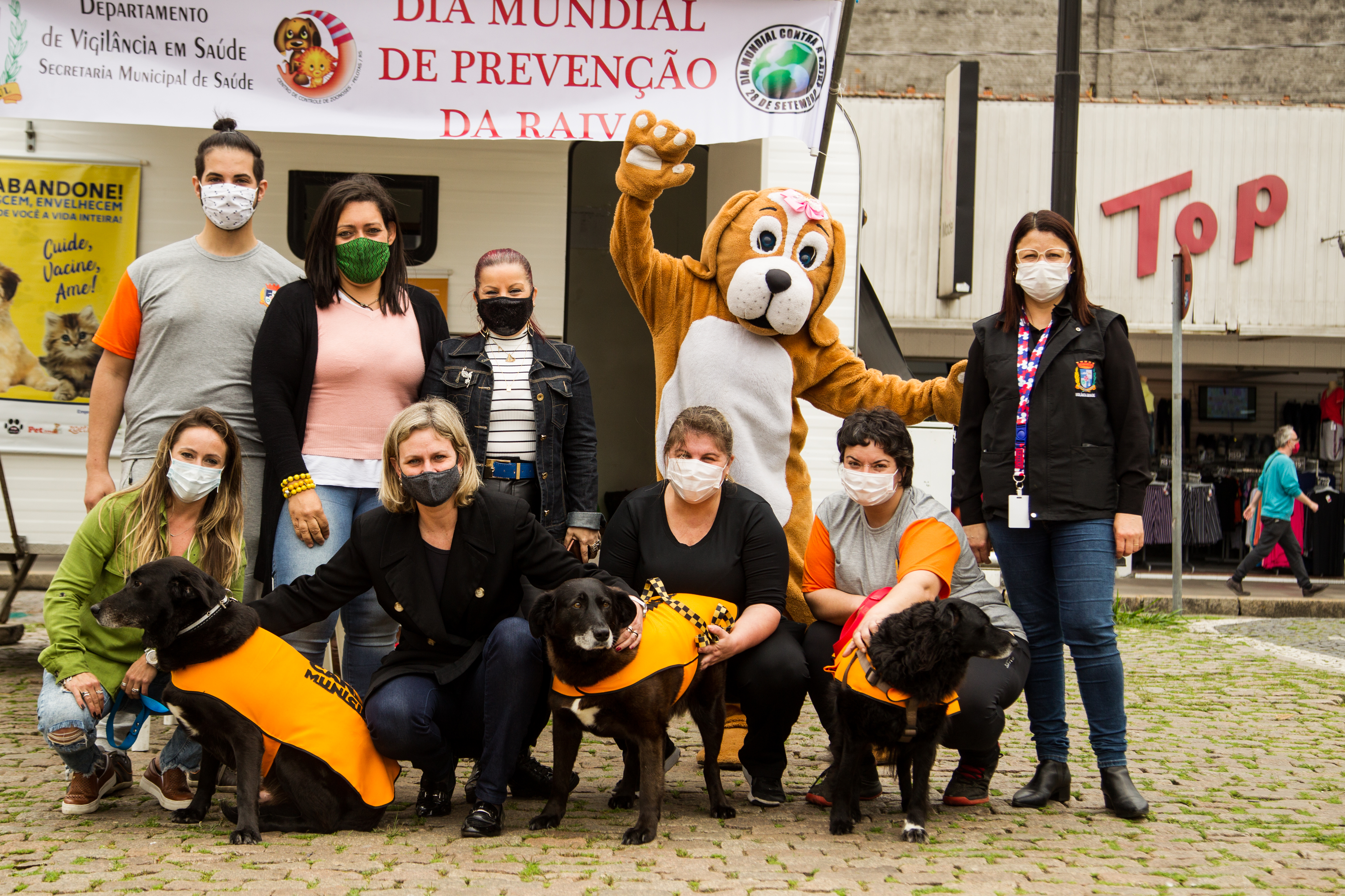A atividade é alusiva ao Dia Mundial contra a Raiva, celebrado em 28 de setembro