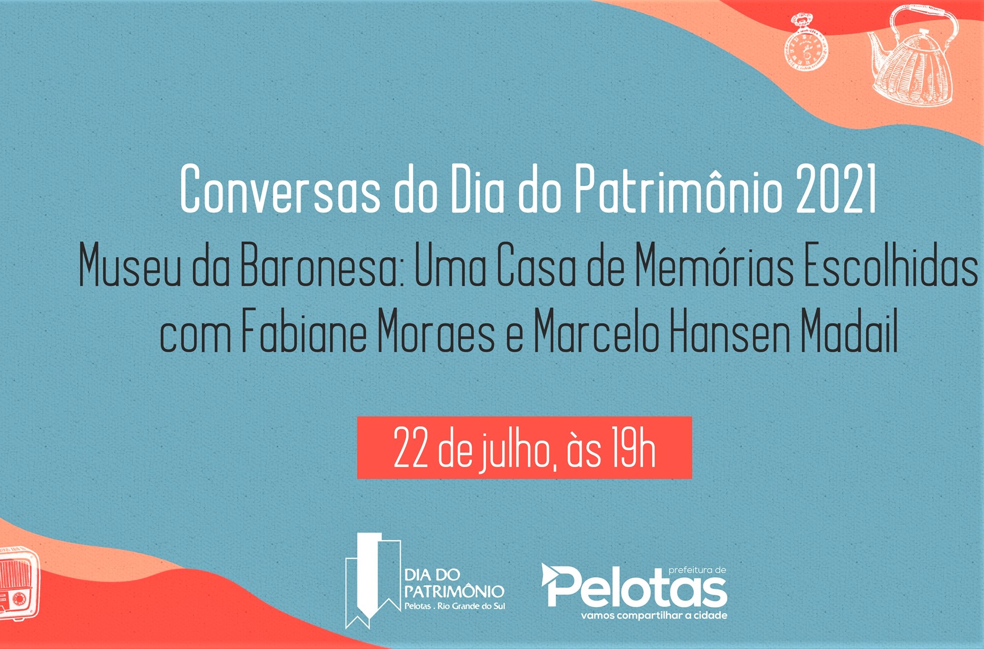 A terceira edição, nesta quinta-feira, com Marcelo Madail e Fabiane Moraes, poderá ser acompanhada, a partir das 19h, pelo canal da Secretaria de Cultura no YouTube
