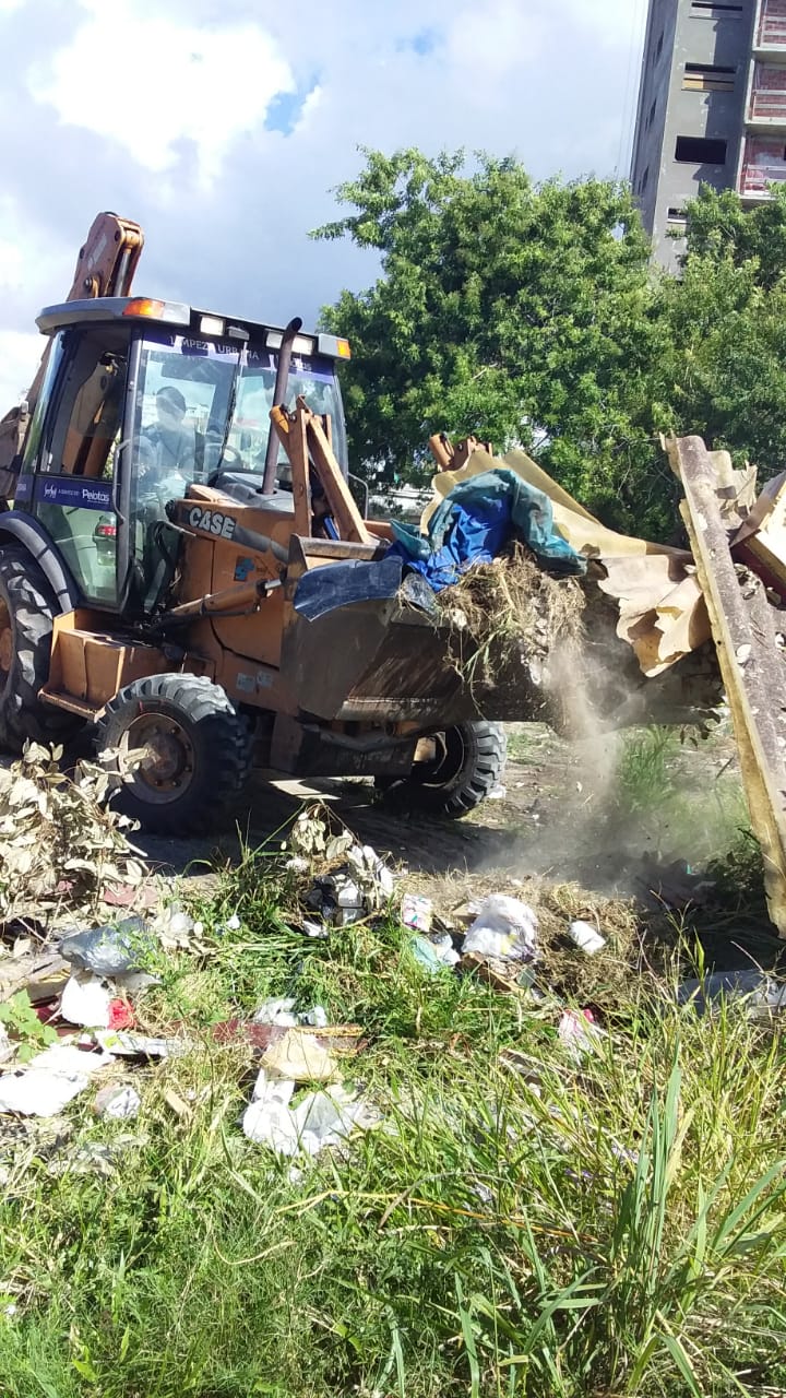 Ao todo, o trabalho somou 207 toneladas de lixo