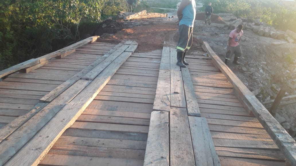 Local estava em obra desde agosto, quando um caminhão danificou parte da estrutura