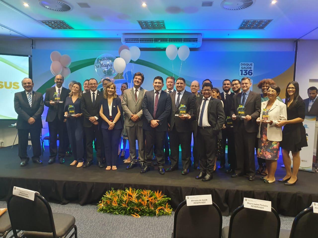Município foi reconhecido pelo projeto de reforma do Pronto Socorro feito com Mão de Obra Prisional (MOP), com apoio da comunidade e funcionários