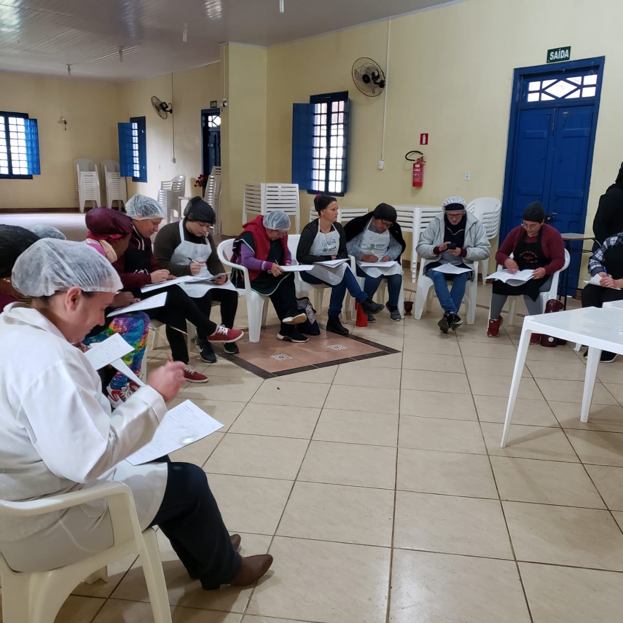 Doze agricultoras participam das aulas com os conteúdos teórico e prático