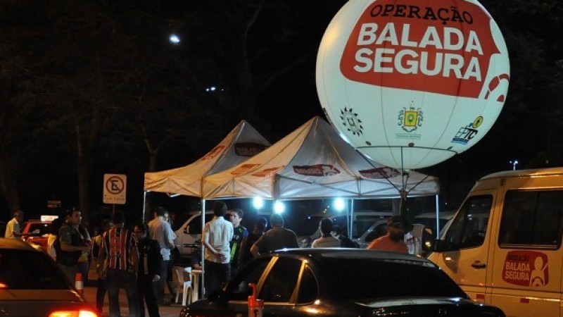 Durante a ação da Balada Segura, não foram registrados resultados positivos nos testes do etilômetro