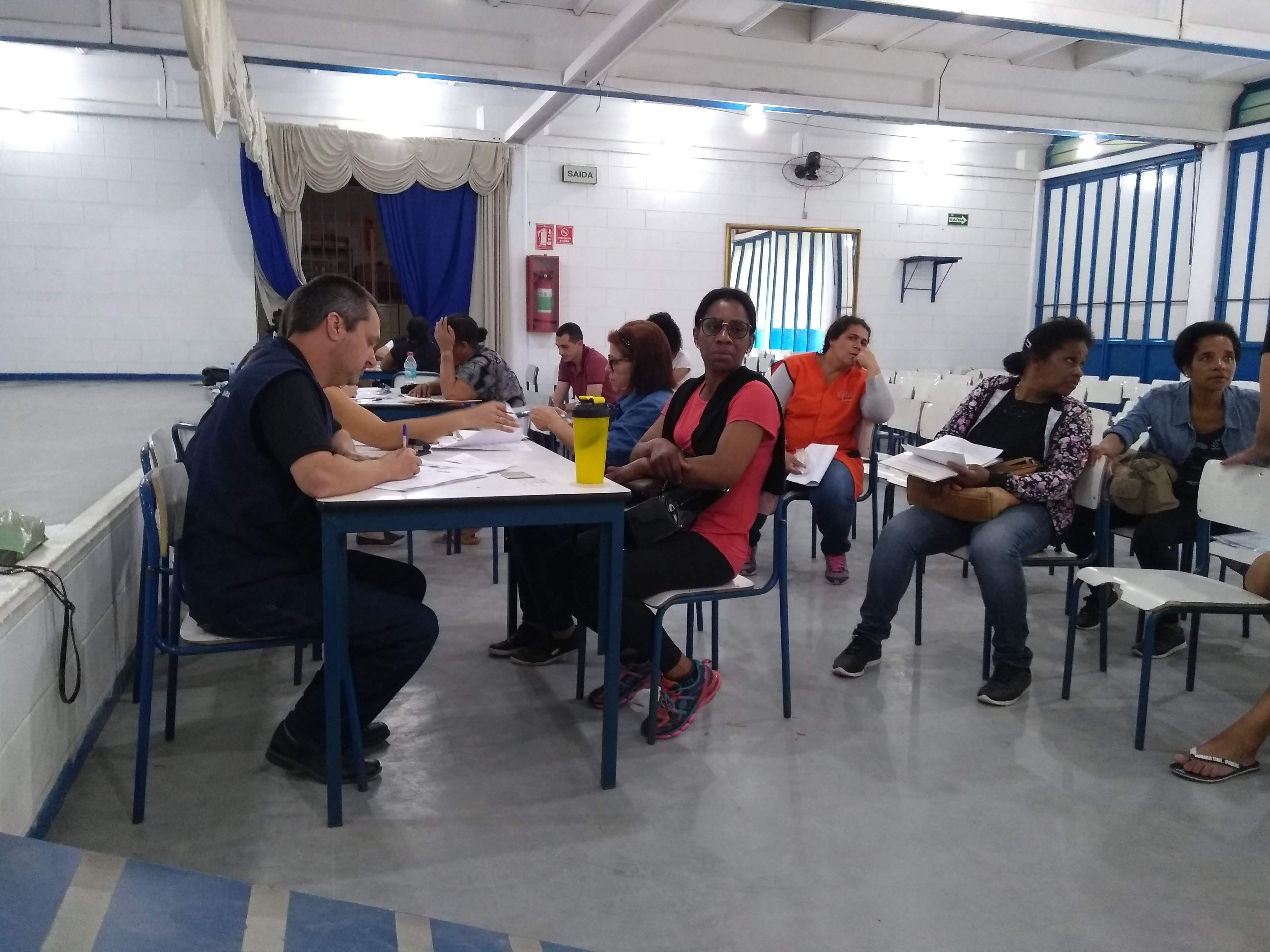 As chamadas dos moradores, quadra a quadra, será concluída na próxima semana