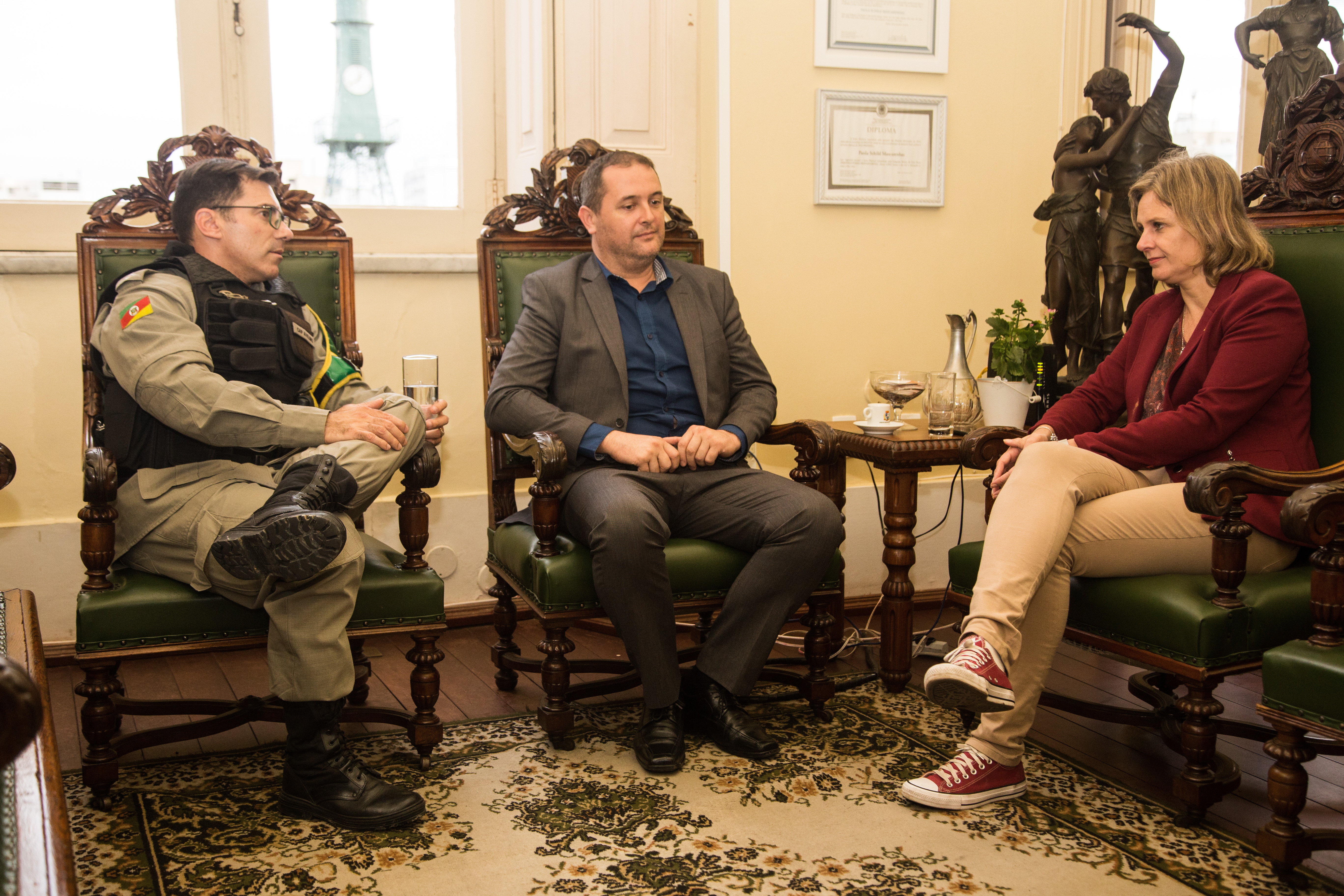 Capitão Avelino solicitou o apoio do Município para buscar a ampliação do efetivo