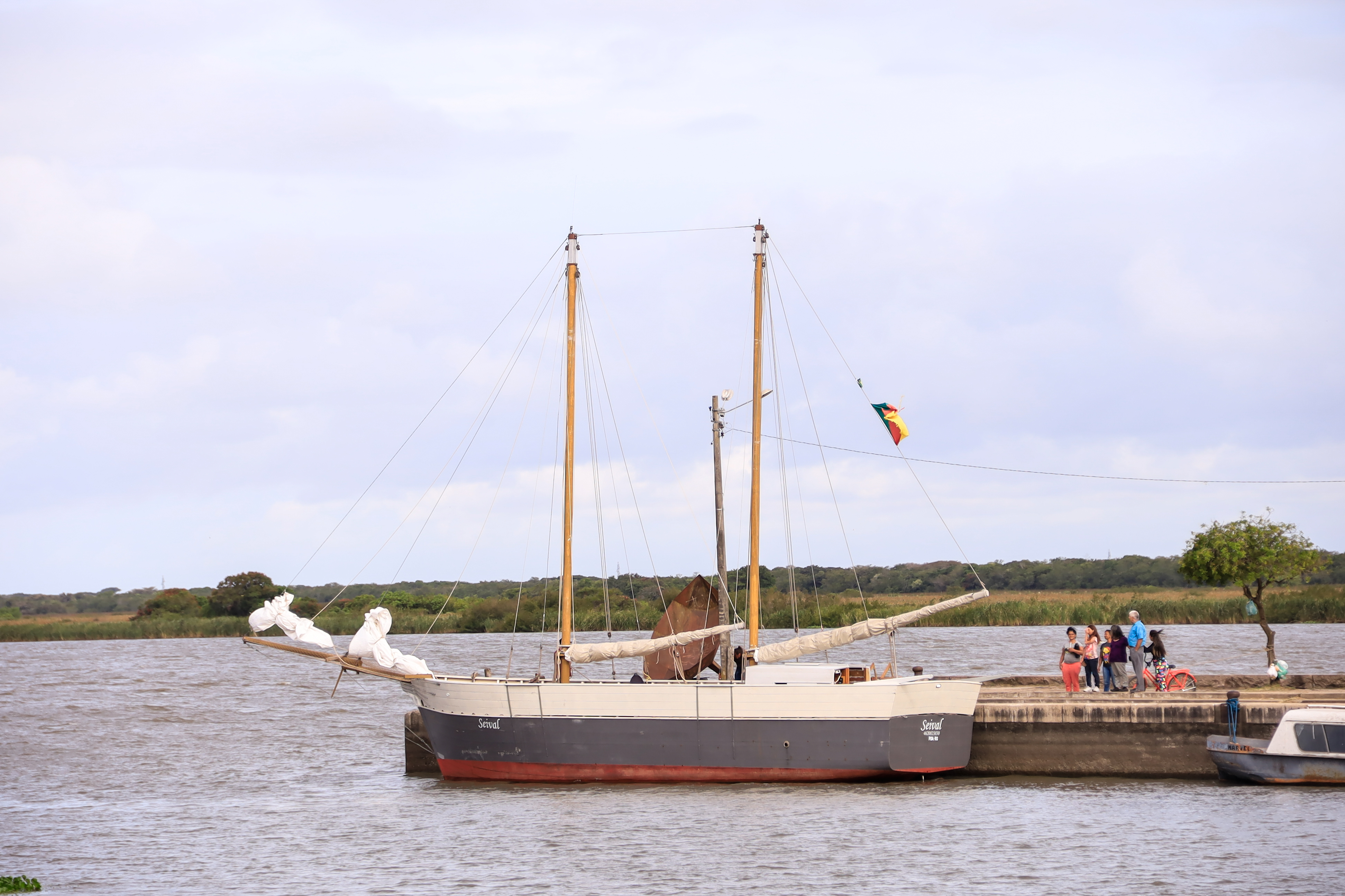 Embarcação original foi usada por Giuseppe Garibaldi na tomada do porto de Laguna durante a Revolução Farroupilha