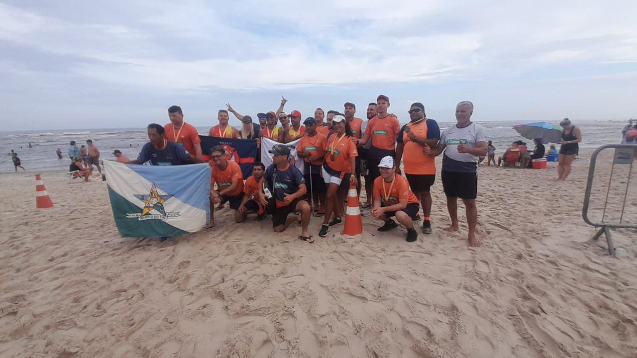 Janise da Silva, integrante do Projeto Paradesporto da Prefeitura de Pelotas, participou de evento esportivo que reforça inclusão e superação