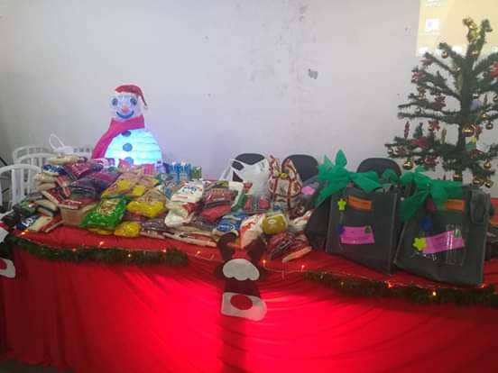 Servidores realizaram ato solidário durante a festa de confraternização de final de ano