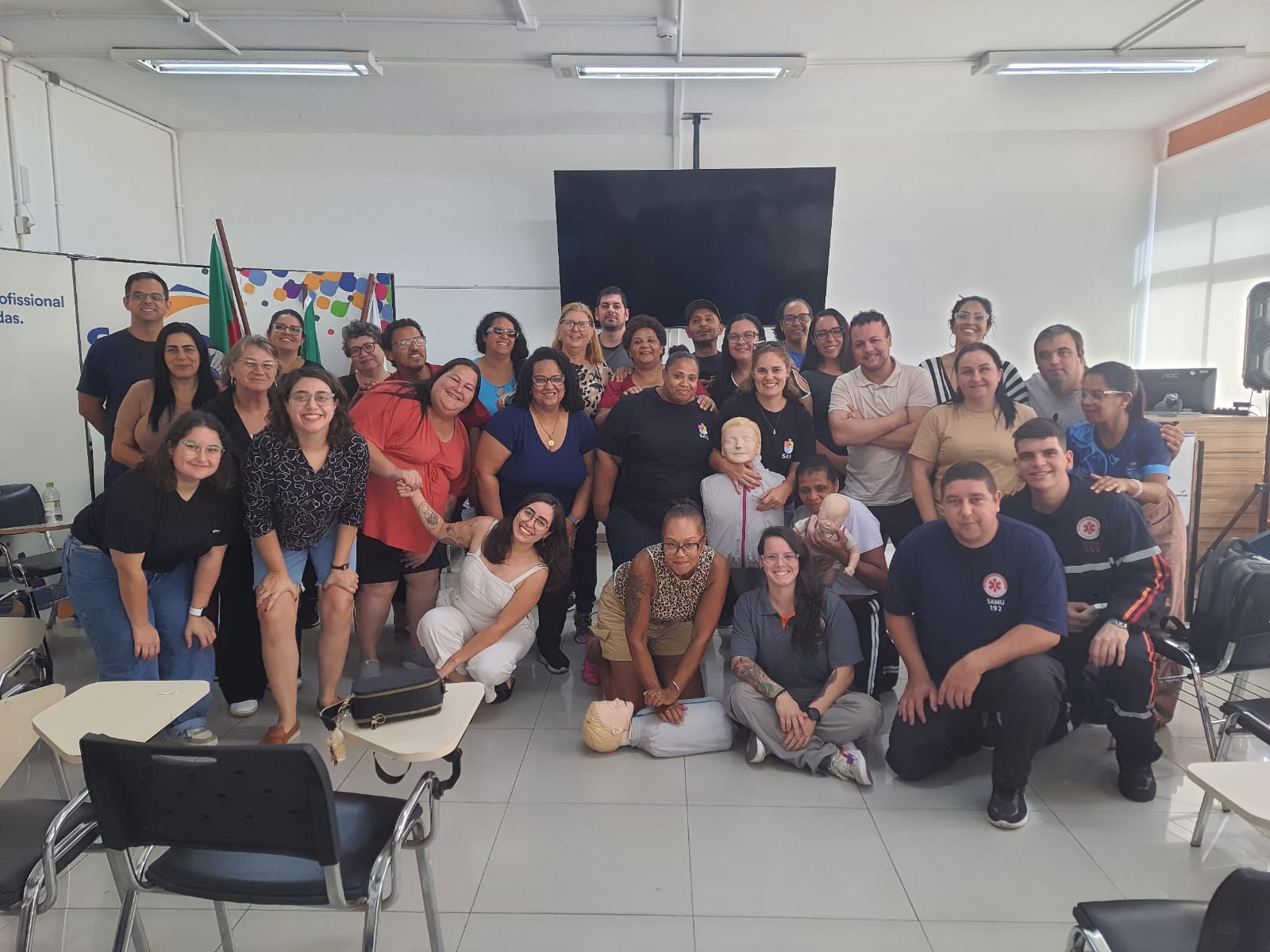 A ação acontece nesta terça-feira (14) para reforçar a importância da preparação para situações de urgência no cotidiano