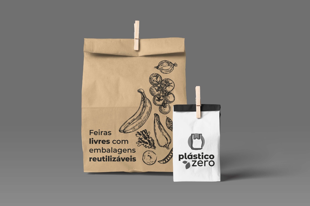 Secretaria de Desenvolvimento Rural distribui sacos de papel nas bancas das feiras livres e de artesanato