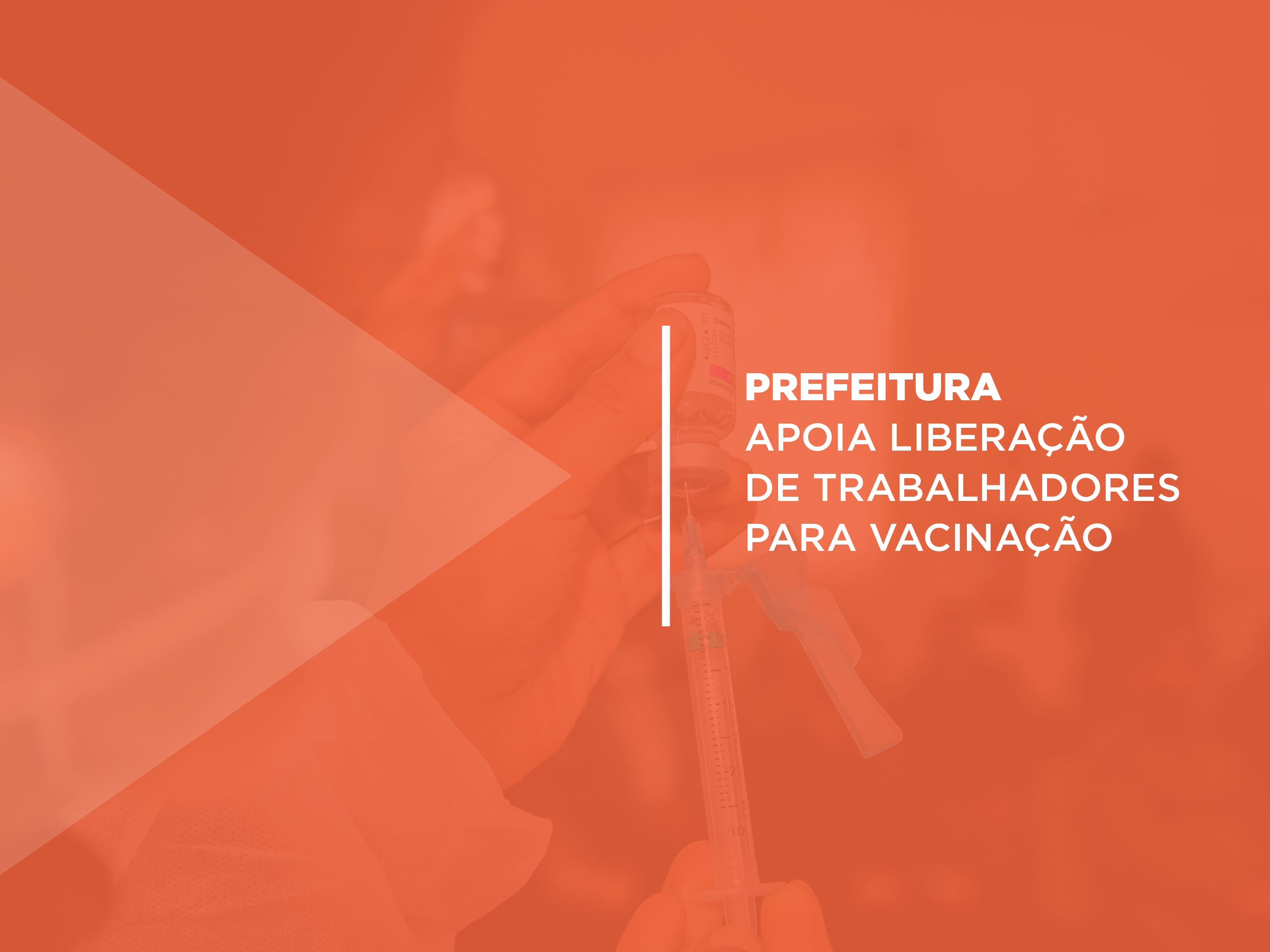 A iniciativa do Ministério Público do Trabalho (MPT) busca incentivar empresas, situadas em Pelotas, a viabilizar a imunização dos empregados mesmo durante o período de trabalho