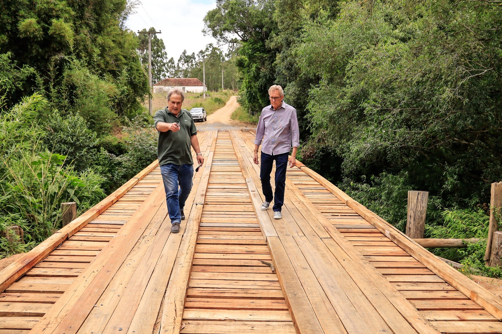 Em 2022, um total de 44 pontes da Zona Rural foram recuperadas e outras 13 construídas