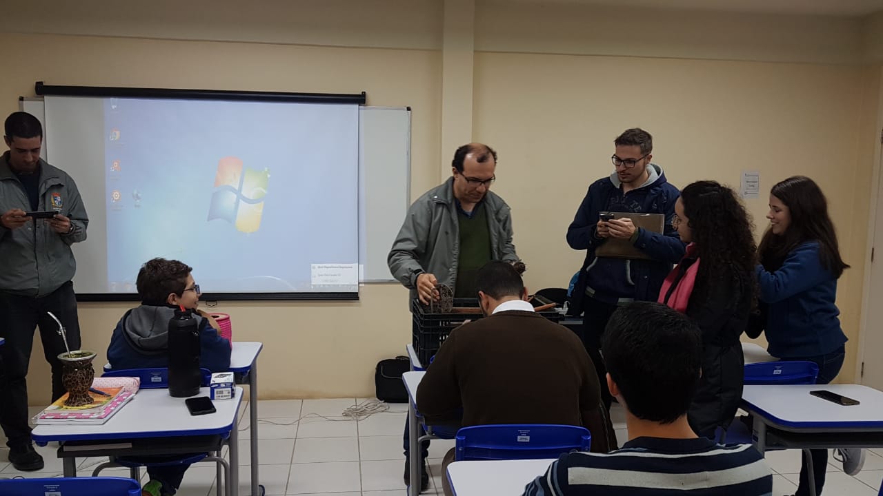 Atuação da Visa foi tema de aula para alunos do curso de Agroindústria do Instituto