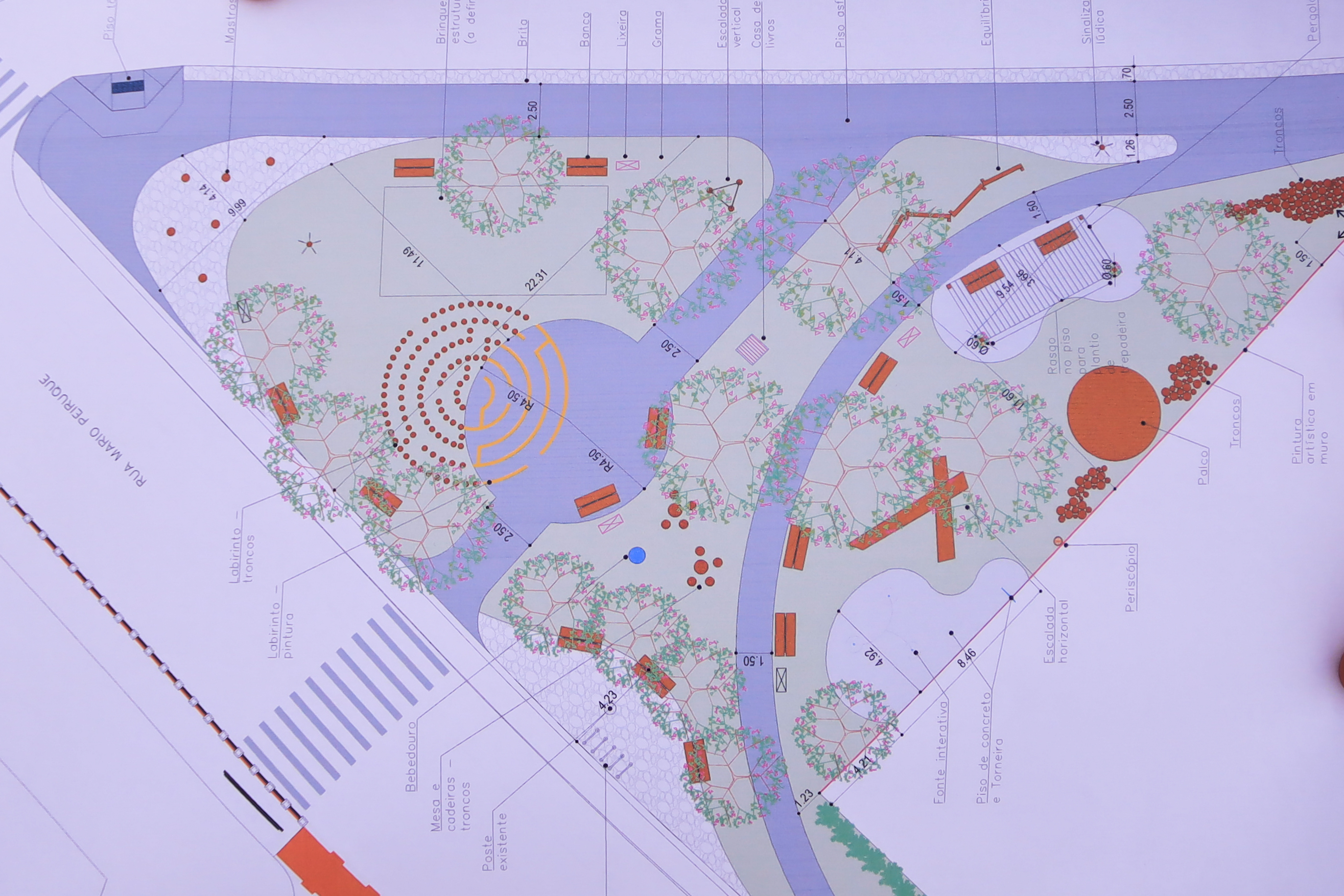 Microparque infantil, projetado por meio da rede Urban95, começou a ser construído e deverá estar finalizado ainda neste ano