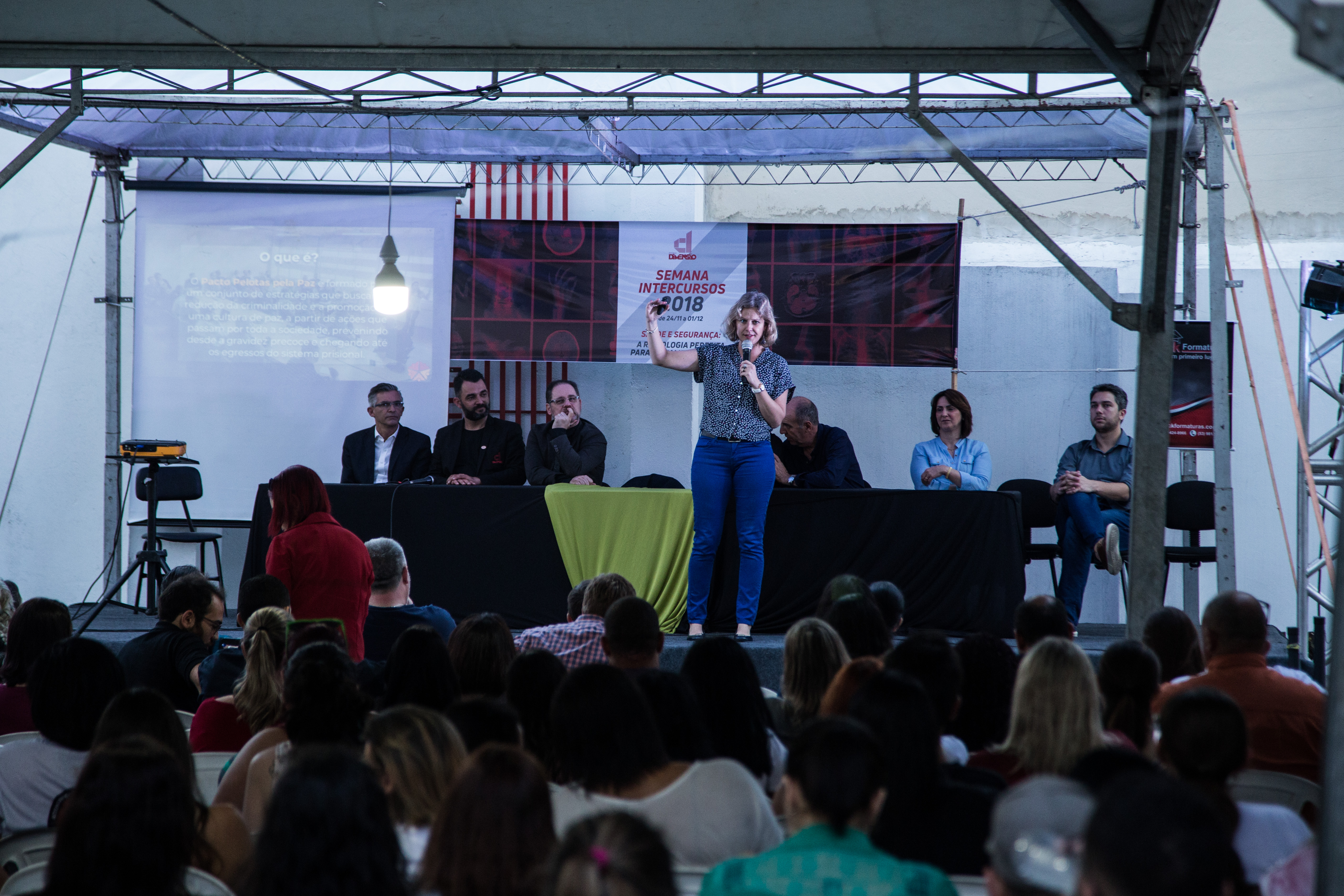 Prefeita foi uma das convidadas da Semana Intercurso do Instituto Educacional Dimensão